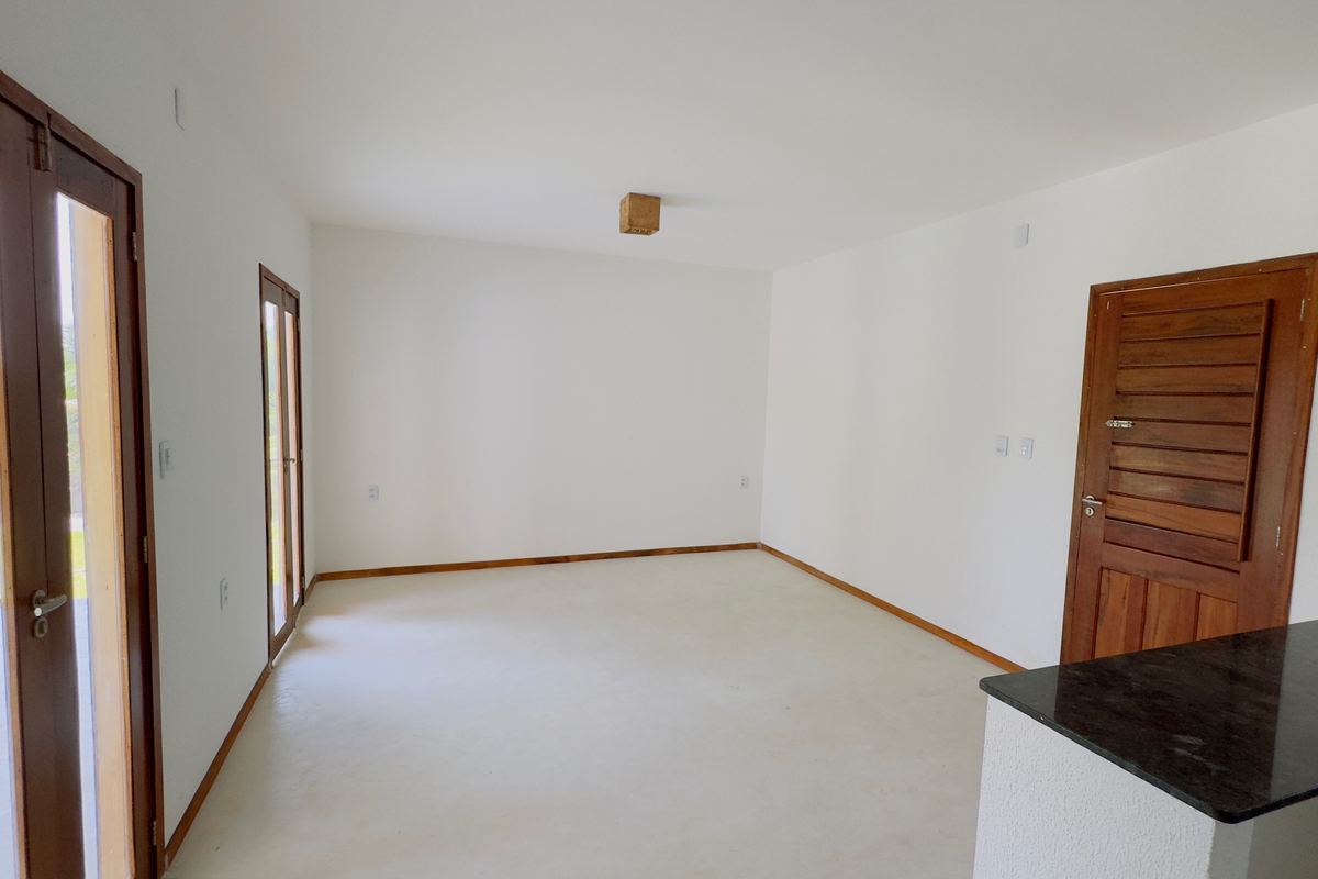 Sala e cozinha: antes da preparação